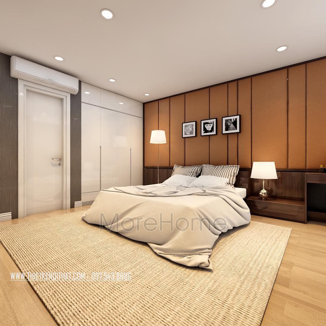 Thiết kế nội thất phòng ngủ khách sạn đẹp tại Hà Nội